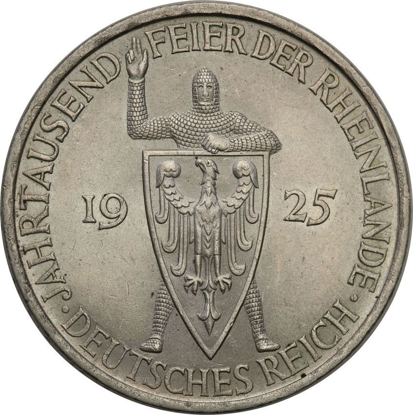 Niemcy, Weimar. 5 marek 1925 A, Rheinlande